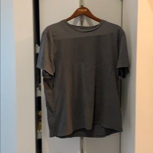 Blue gray heavy weight t shirt . Like new